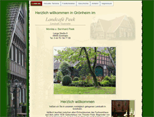 Tablet Screenshot of gaststaette-peek.de